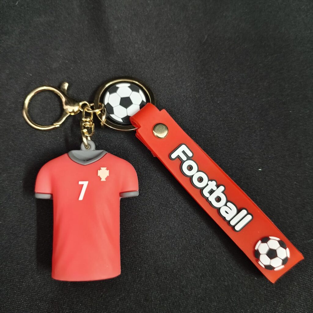 Cristiano Ronaldo… Jersey… Figure Keychain ..