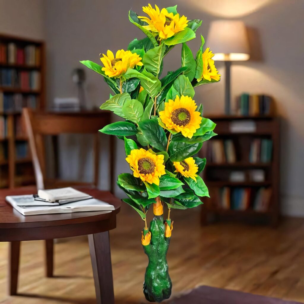 Artificial Sunflower Tree.. 5.3ft.. Big Size