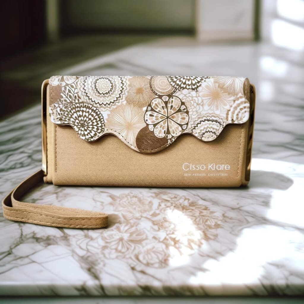 Clsso Klare.. Money Purse.. Slick Design.. Milky Brown