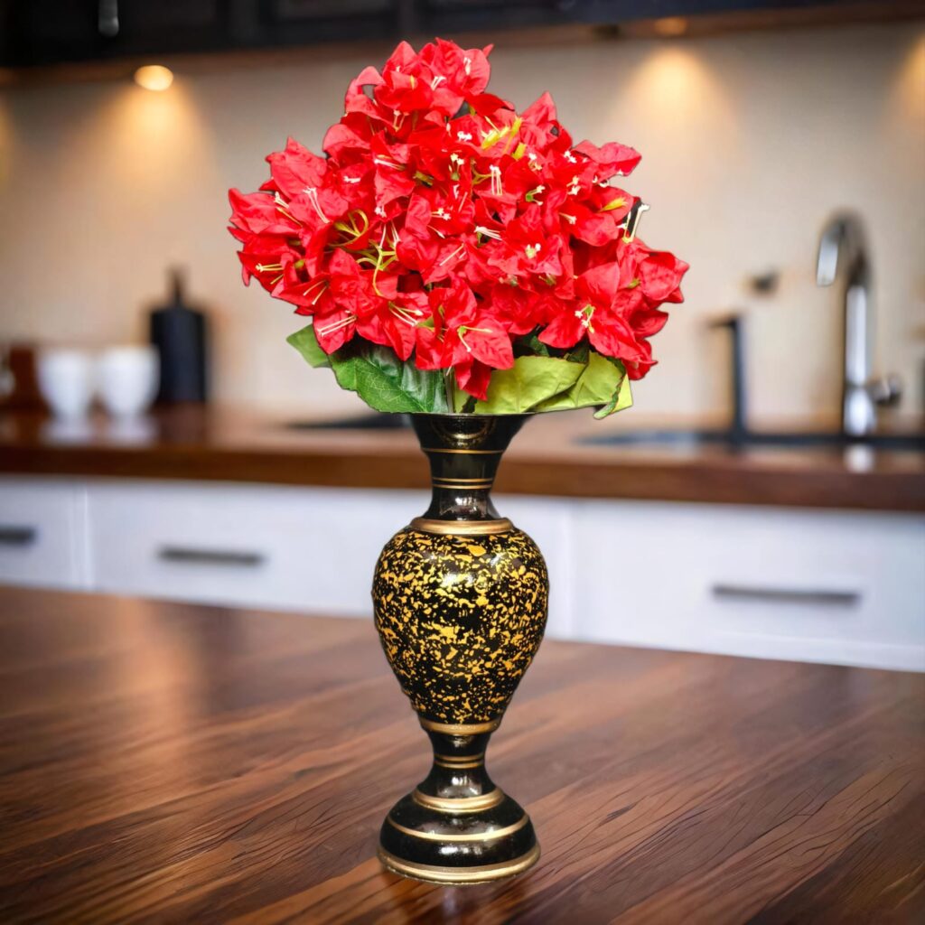 Bougainville Flower & Vase Combo.. 1.5ft