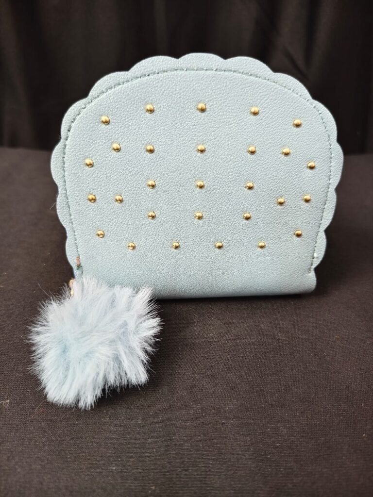 Hash Bag Cute Mini Money Purse.. Light Sky Blue