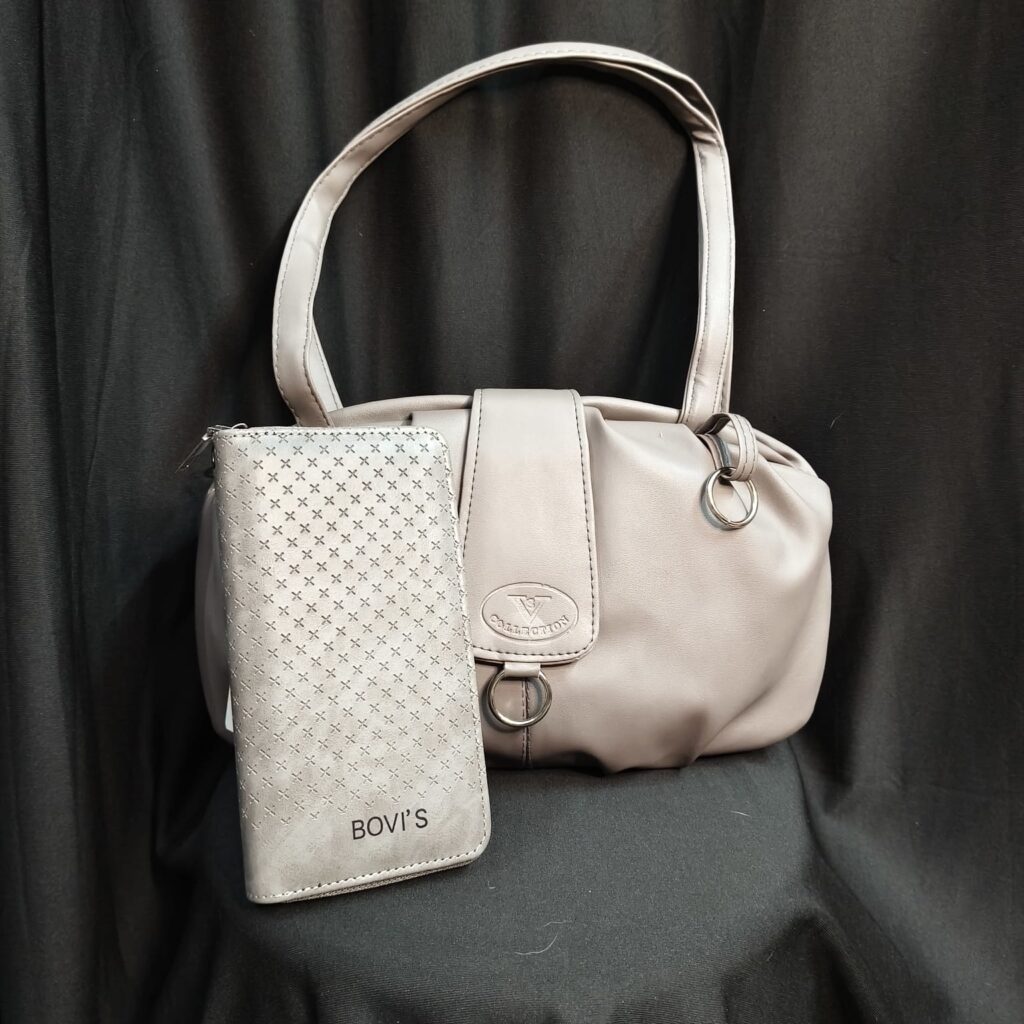 Handbag and Purse Combo… Gray