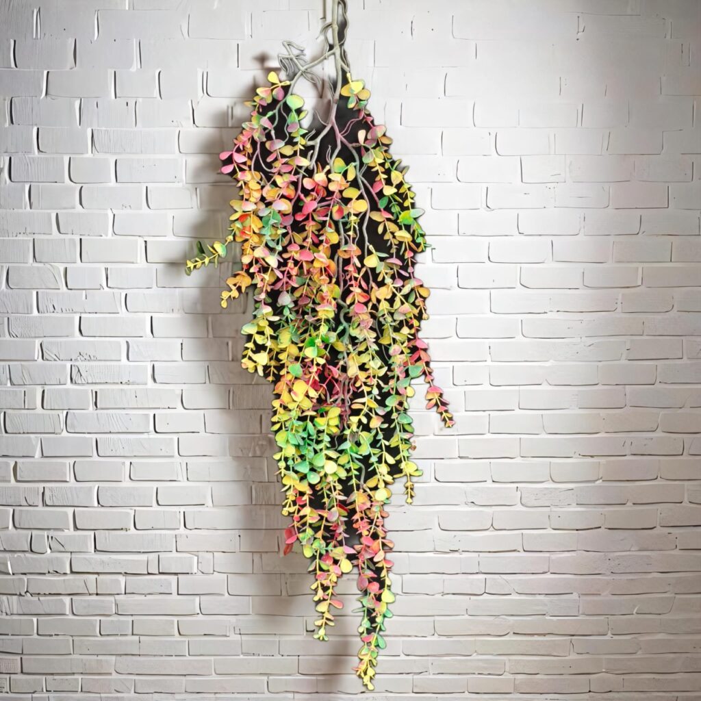 Colourful Leafy Hanging.. 2.2ft