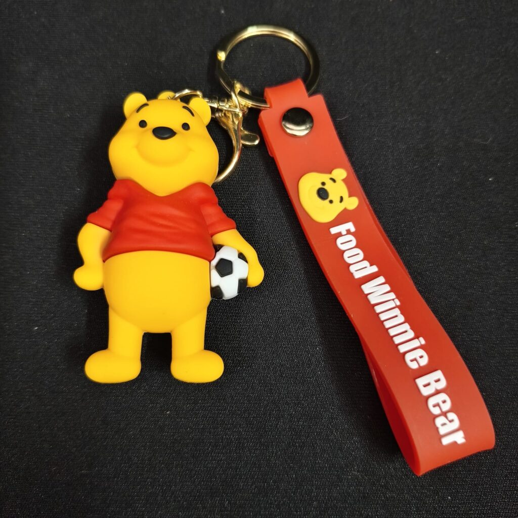 Super Pooh Bear figure keychain