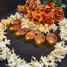 Diya Light.. Battery-Operated …Diya Light Set (Set of 6)