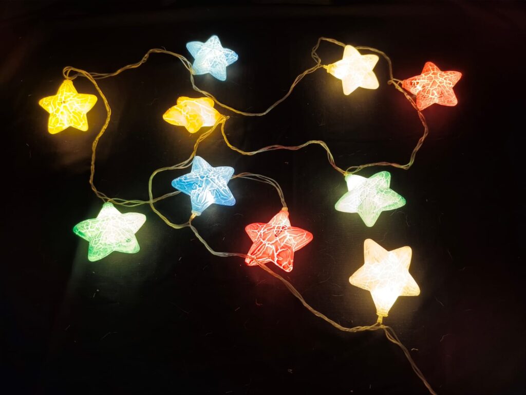 Star Light Chain… Multicolour.. 7ft long