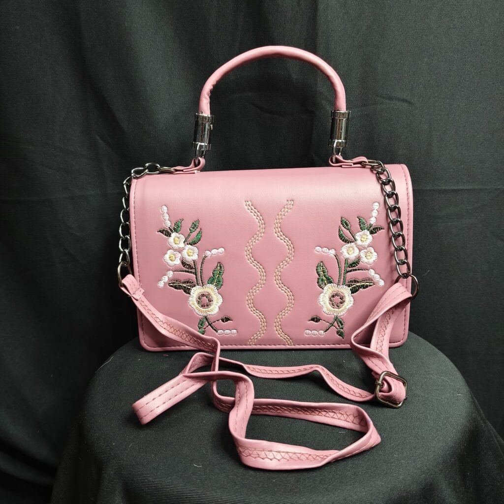 Box Bag Collection… Pink.. Handbag… Long Sling