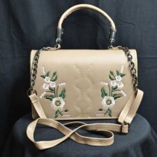 Box Bag Collection… Milky Brown.. Handbag… Long Sling