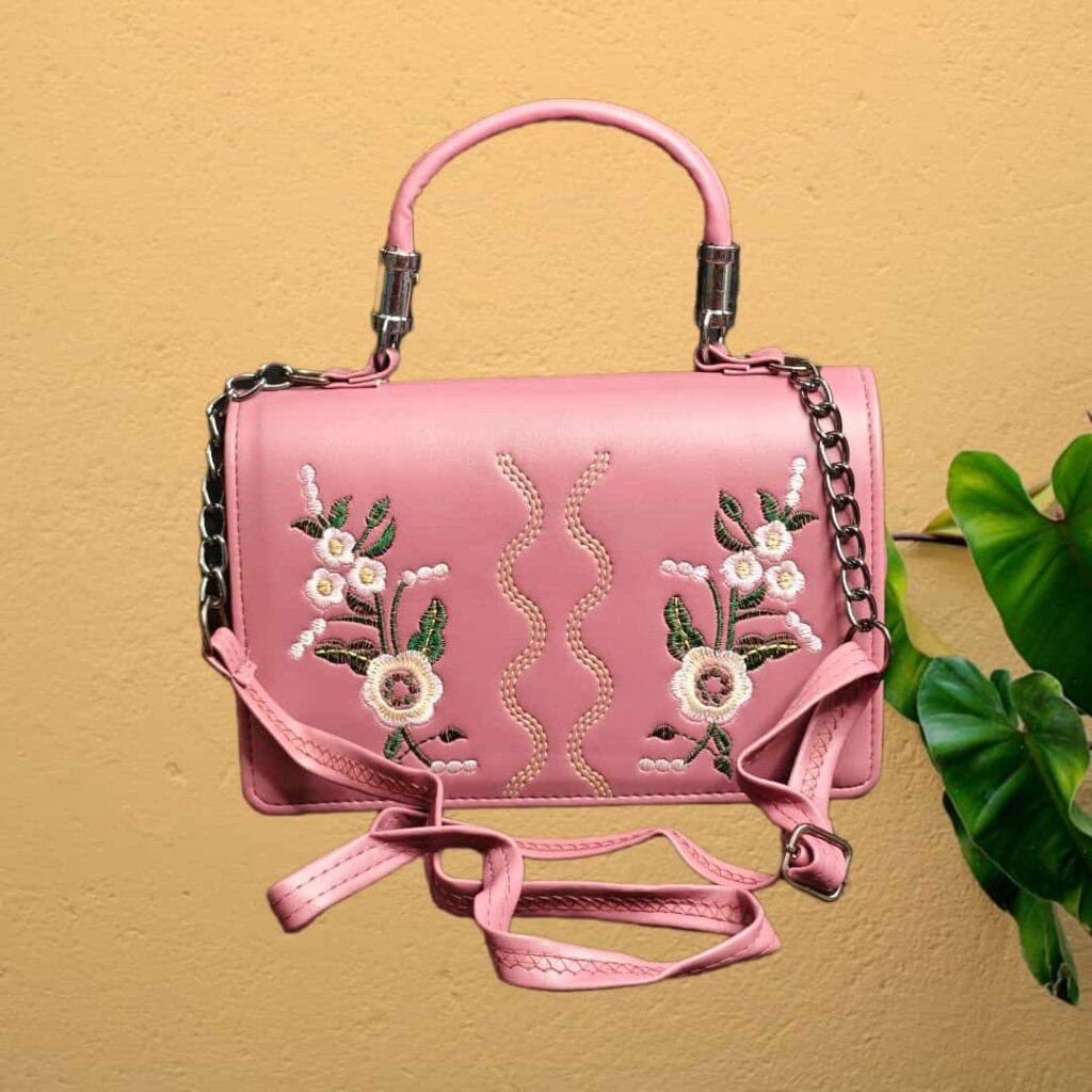 Box Bag Collection… Pink.. Handbag… Long Sling